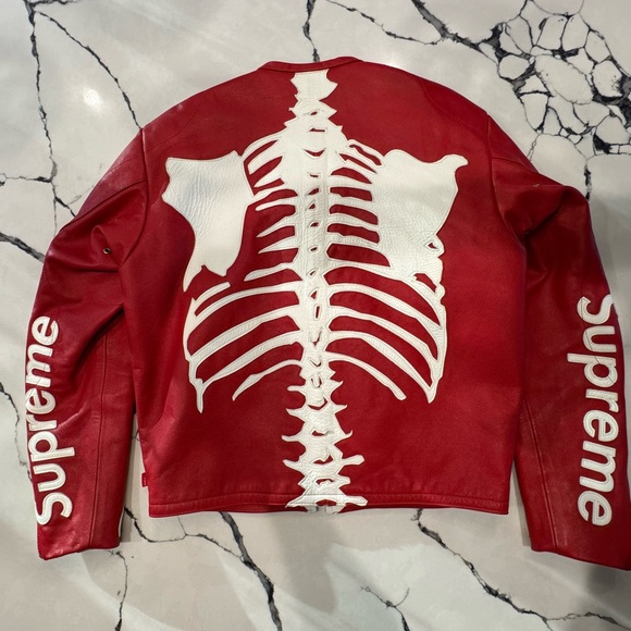 Supreme Leather Bones Jacket - Picture 5 of 14